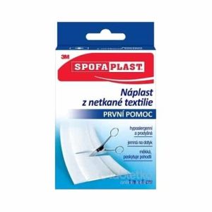 3M SPOFAPLAST č.864 Náplasť z netkanej textílie 8cm x 1m, jemná, pás, 1×1 ks