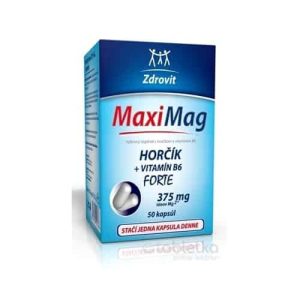 Zdrovit MaxiMag HORČÍK FORTE (375 mg) + VITAMÍN B6 – 50 ks
