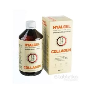 HYALGEL COLLAGEN tekutý prípravok s pomarančovou príchuťou 500 ml
