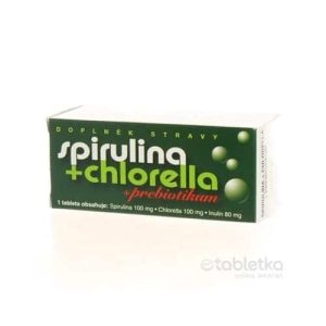 NATURVITA SPIRULINA + CHLORELLA + inulín tbl 90 ks