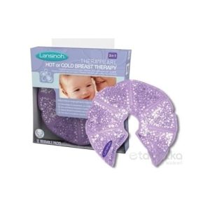 LANSINOH TheraPearl 3v1 1×2 ks teplá a chladná obkladová terapia vo forme obkladov na prsníky +textilné vrecúško