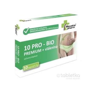 Slovakiapharm 10 PRO – BIO PREMIUM + vláknina 10 cps