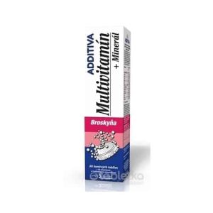 ADDITIVA Multivitamín + Minerál Broskyňa 20 šumivých tabliet