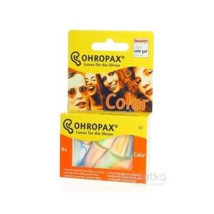 OHROPAX COLOR Ušné vložky v plastovom obale 1×8 ks