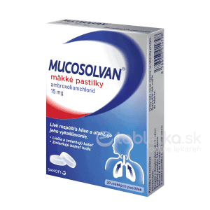 MUCOSOLVAN mäkké pastilky 15mg 20ks