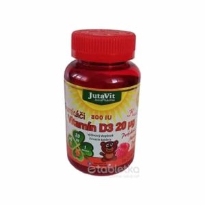 JutaVit Gumkáči Vitamín D3 20 µg Kids – 60ks