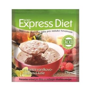 EXPRESS DIET ACKD Vanilkovo – malinová instantná kaša vo vrecúšku 53 g