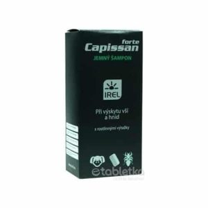 Capissan forte jemný šampón pri výskyte vší a hníd 200 ml + hrebienok – 1 set