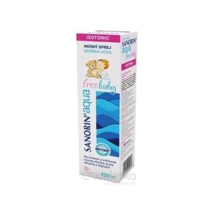 SANORIN aqua free baby sprej do nosa 120ml
