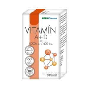 EDENPharma VITAMÍN A + D 5000 I.U./ 400 I.U. tbl.30