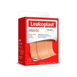 LEUKOPLAST ELASTIC náplasť na rany 6cm x 1m, pás, 1×1 ks