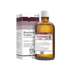 BROMHEXIN 8 kvapky KM 100ml