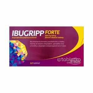 IBUGRIPP FORTE 400 mg/10 mg 12 tbl