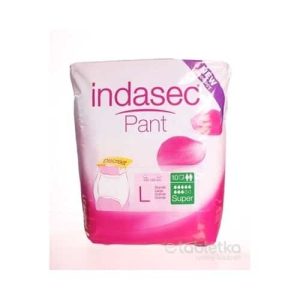 Indasec Pant Super L plienkove nohavičky navliekacie, boky 100-140 cm, savosť 1900 ml – 10 ks