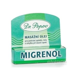 DR. POPOV MIGRENOL MASÁŽNY OLEJ 1x6ml