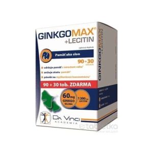 GINKGO MAX + LECITIN – DA VINCI 90+30 cps zadarmo