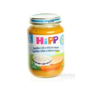HiPP Príkrm Mrkva s ryžou a teľacím mäsom Baby menu Baby menu (od ukonč. 5. mesiaca) 190 g