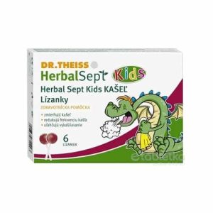 Dr.Theiss HerbalSept Kids KAŠEĽ 1x6ks