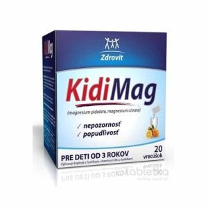Zdrovit KidiMag vrecúška 1×20 ks