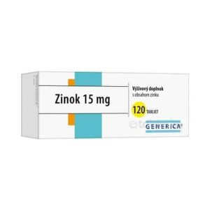 GENERICA Zinok 15mg 120 tabliet