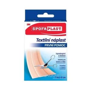 3M SPOFAPLAST č.164 Textilná náplasť 8cm x1m, pás 1×1 ks