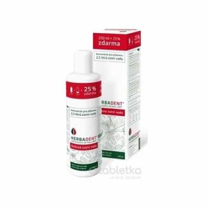 HERBADENT Bylinná ústna voda koncentrát (200 + 50 ml zadarmo) 250 ml