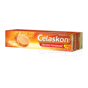 Celaskon 500mg ČERVENÝ POMARANČ 20 šumivých tabliet