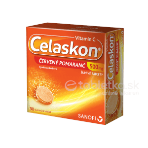 Celaskon 500mg ČERVENÝ POMARANČ 30 šumivých tabliet