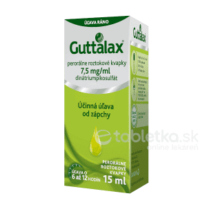 Guttalax perorálne roztokové kvapky 15ml