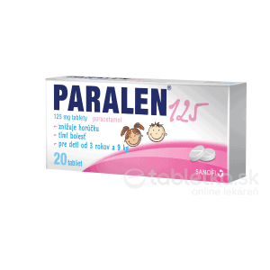 PARALEN 125, 20 tabliet 125mg