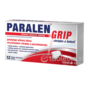 PARALEN GRIP chrípka a bolesť 12 tabliet