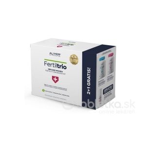 ALIVER FertilTrio MEN AND WOMEN FERTILITY ENHANCER Pinkfertil plus 90 cps + Bluefertil plus 120 cps + zadarmo Intense fertility gel 30 ml, 1×1 set