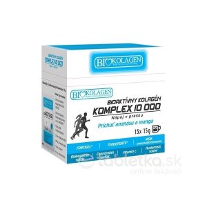 ASP BIOAKTÍVNY KOLAGEN KOMPLEX 10 000 nápoj v prášku, vrecúška 15×15 g (225g)