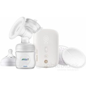 AVENT Elektrická ODSÁVAČKA MLIEKA (SCF39611) odsávačka nabíjateľná + fľaša 125 ml, 1 set