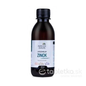 Adelle Davis Lipozomálny ZINOK s vitamínom C, 200 ml