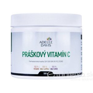 Adelle Davis Práškový Vitamín C 500 g