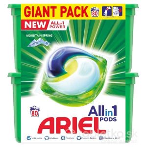 Ariel All in one Gélové kapsule Mountain Spring 80 ks