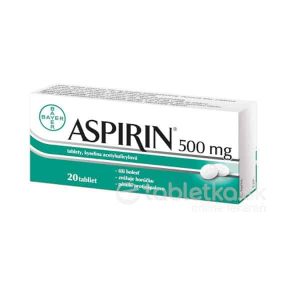 Aspirin 500mg 20 tabliet