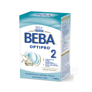 BEBA OPTIPRO 2 (inov.2021) následná mliečna výživa (od ukonč. 6. mesiaca) 1×600 g