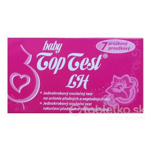 Baby Top Test LH ovulačný – 7 prúžkový jednokrokový 7 ks