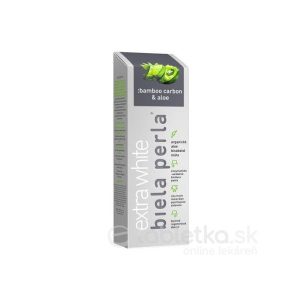 Biela perla Bamboo carbon & aloe zubná pasta 75ml