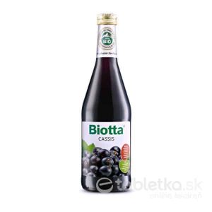 Biotta BIO šťava čierne ríbezle 500ml