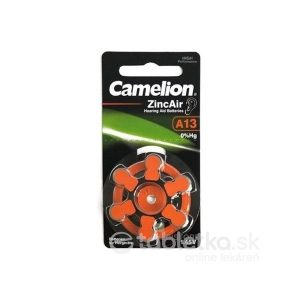 CAMELION ZincAir A13 batérie do načúvacích prístrojov – 1,45 V, oranžová 6 ks