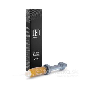 CBD VINCIT zlatá pasta 20% 5ml