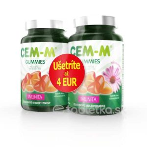 CEM-M GUMMIES IMUNITA želatínové multivitamíny s Echinaceou 2×60 tbl