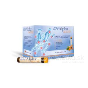 CH-Alpha ACTIVE ampulky na pitie (á 30 ml) kolagénové peptidy 28 ks