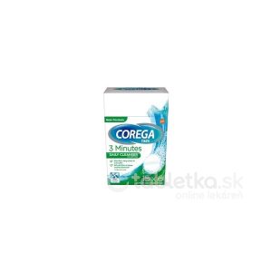 COREGA TABS 3 Minutes DAILY CLEANSER antibakteriálne čistiace tablety