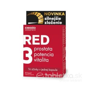 Cemio RED3 silnejšie zloženie 30 ks