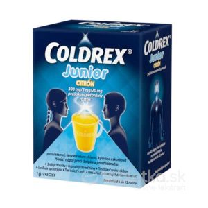 Coldrex Junior Citrón 10 vreciek