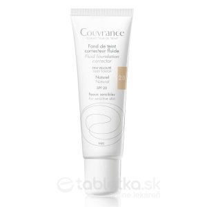 AVENE COUVRANCE Tekutý krycí mejkap SPF 20 prirodzený